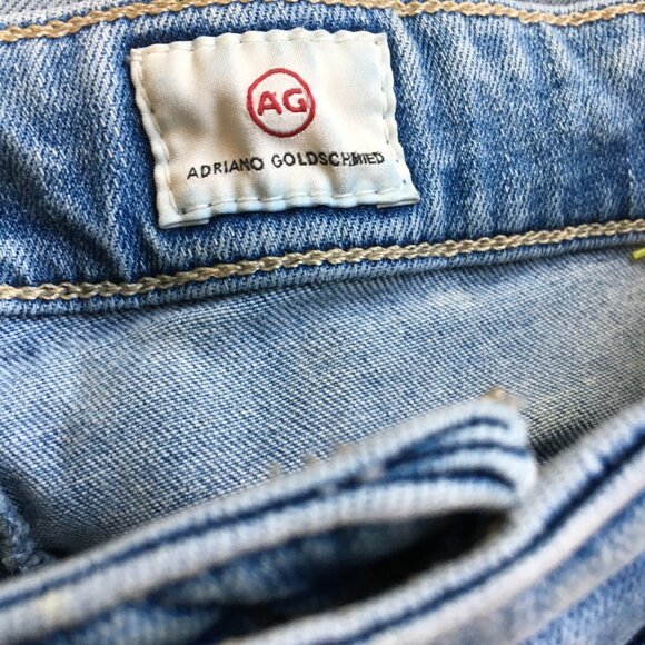 AG ADRIANO GOLDSCHMIED 5 Pocket Light Wash FARRAH High Rise Ankle Skinny Jeans - Picture 2 of 10